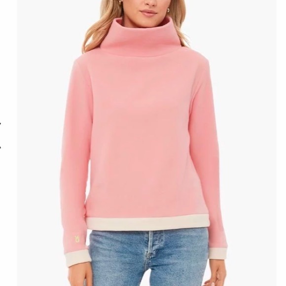 Tuckernuck Sweaters - Dudley Stephens x Tuckernuck Vello Fleece Park Slope in Island Coral